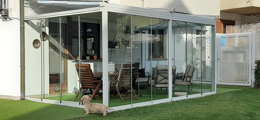 Veranda con vetrate Habitatende