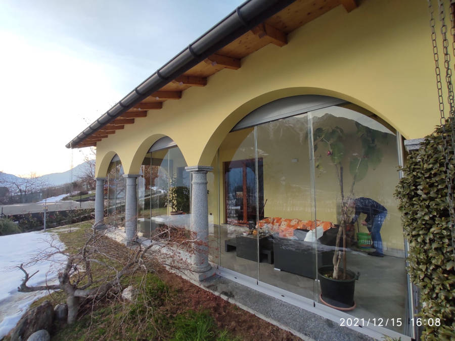 Vetrate panoramiche habitat Tende